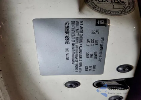 2007 Pontiac G6 Gt z USA, uszkodzony, nr VIN 1G2ZH58N474215062